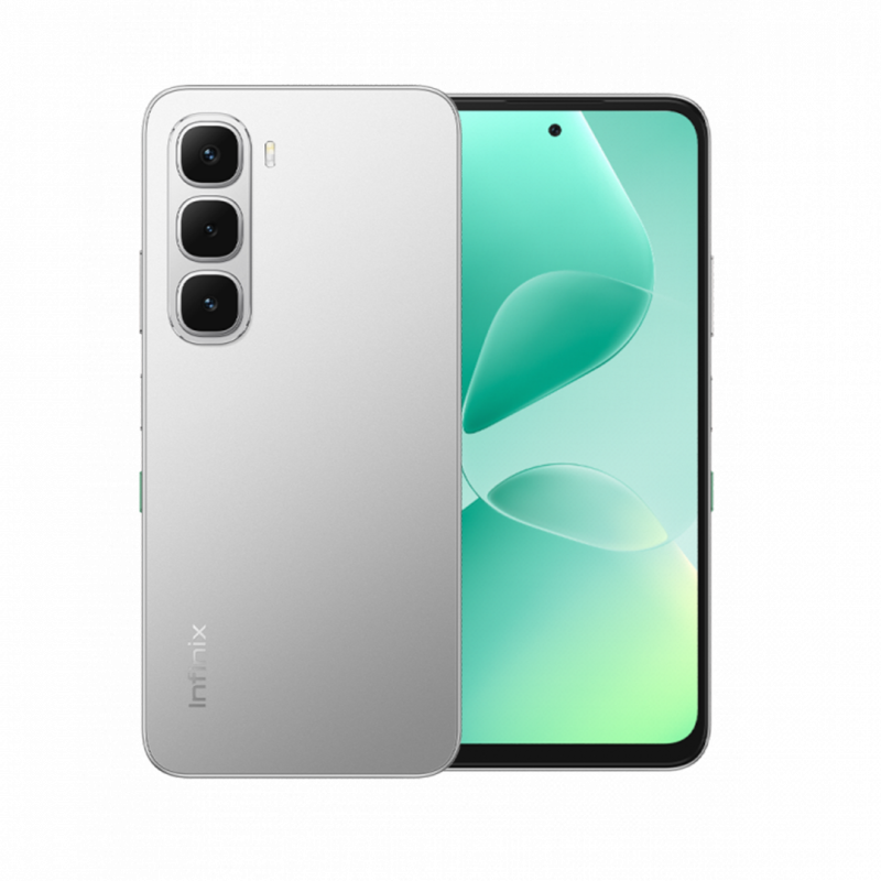 Infinix Hot 60i in Titanium Silver